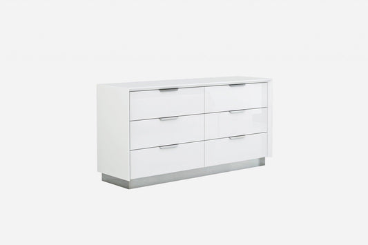 63 X 19 X 32 White Double Dresser Extension - AFS