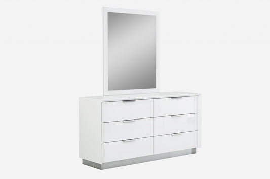 63 X 19 X 32 White Double Dresser Extension - AFS