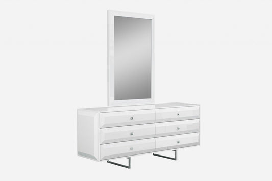 72 X 21 X 31 White Double Dresser Extension - AFS