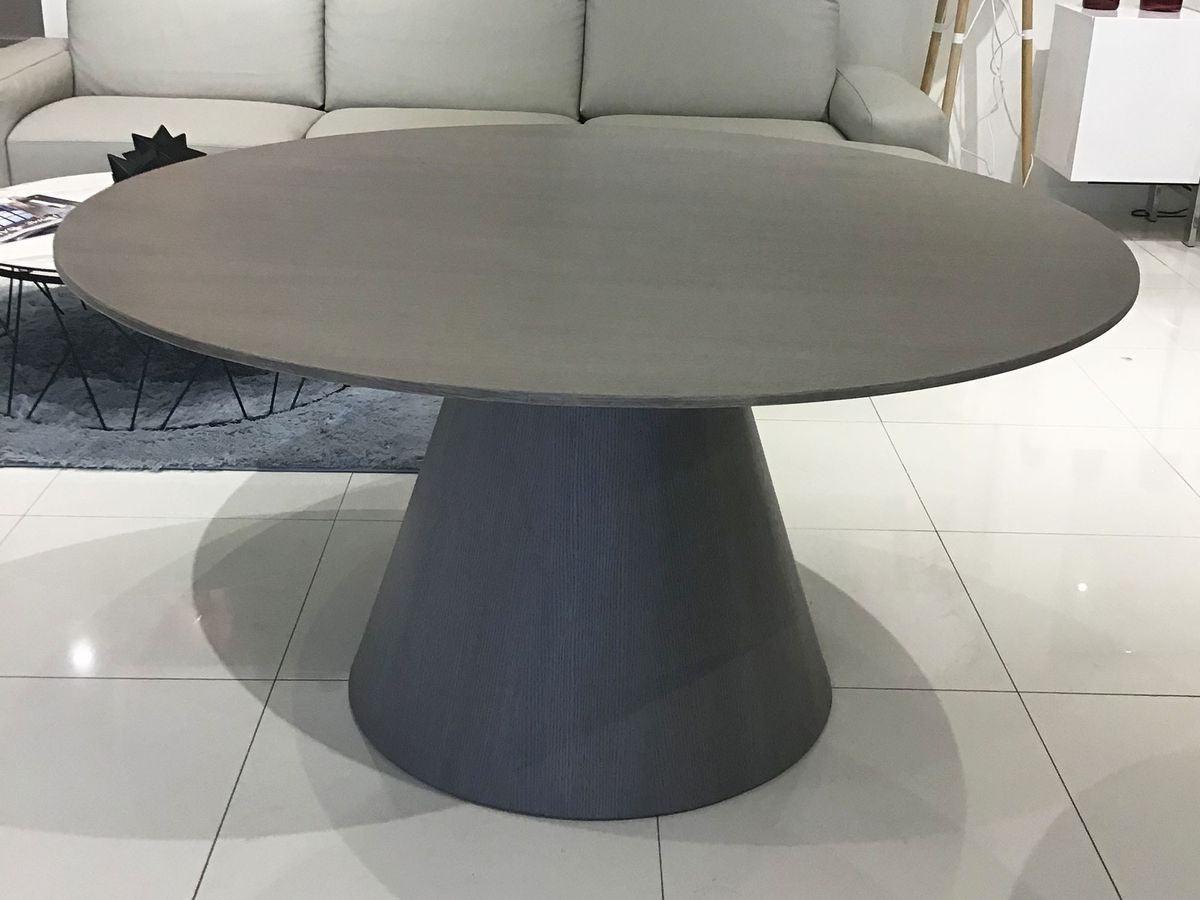 59 X 59 X 30 Grey Veneer Dining Table - AFS