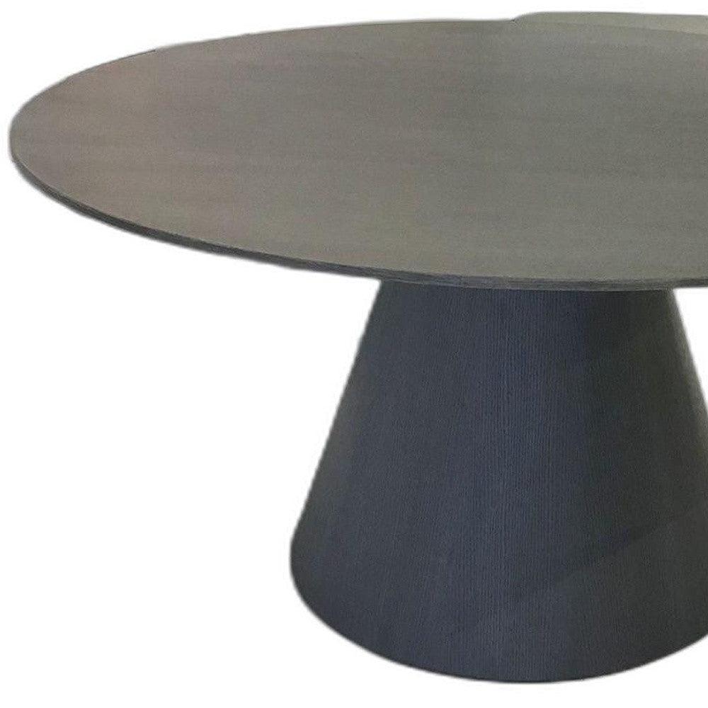 59 X 59 X 30 Grey Veneer Dining Table - AFS