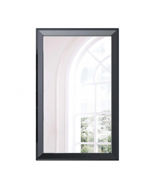 32 X 2 X 51 Gloss Black Glass Mirror - AFS