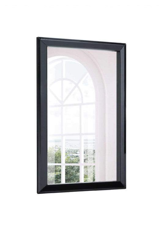 32 X 2 X 51 Gloss Black Glass Mirror - AFS