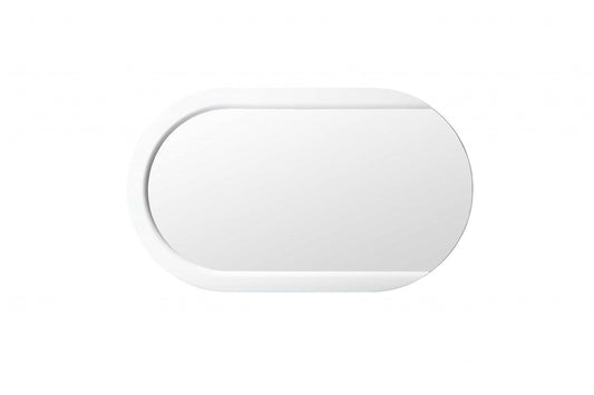 53 X 31 X 2 White Stainless Steel Mirror - AFS