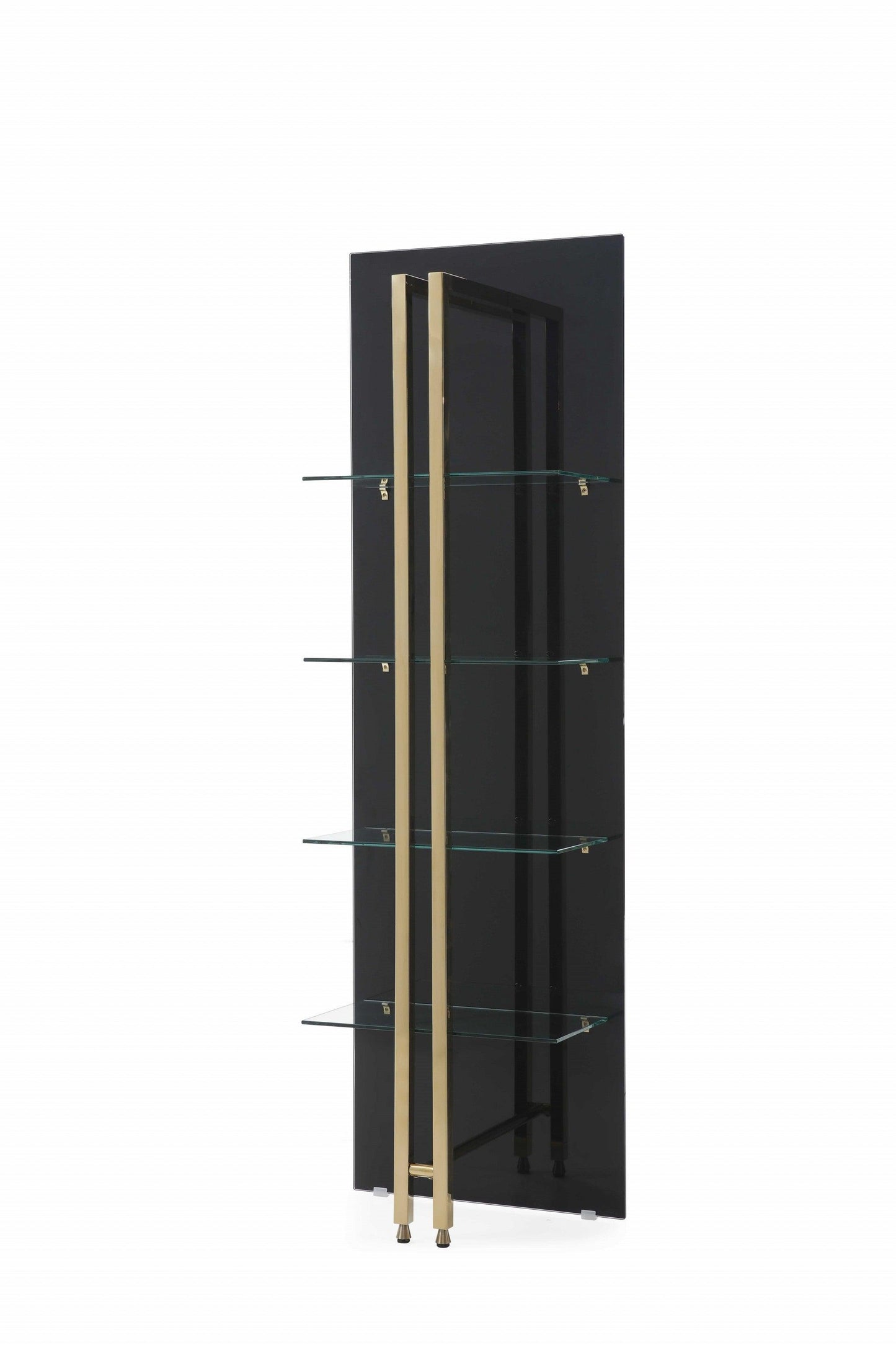 24 X 13 X 77 Back Glass Bookshelf - AFS