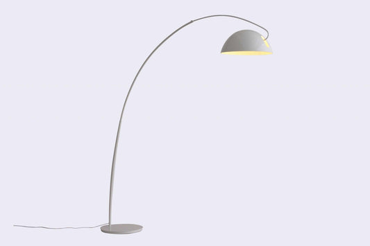 79 X 90.5 White Carbon Floor Lamp - AFS