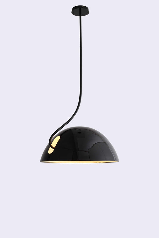 19 X 19 X 40.5 Black Aluminum Pendant Lamp - AFS