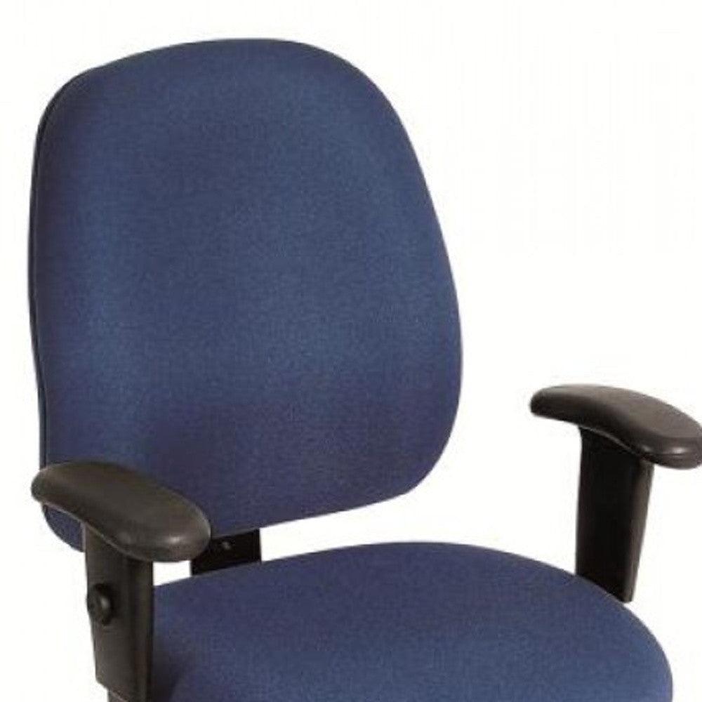 29.5" x 26" x 37" Navy Tilt Tension Control Fabric Chair - AFS