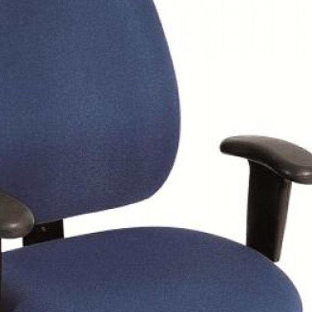 29.5" x 26" x 37" Navy Tilt Tension Control Fabric Chair - AFS