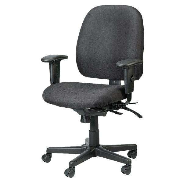 29.5" x 26" x 37" Navy Tilt Tension Control Fabric Chair - AFS