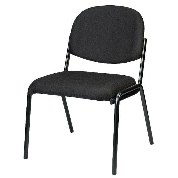 Set of 2 Deluxe Black Fabric Guest Chair - AFS