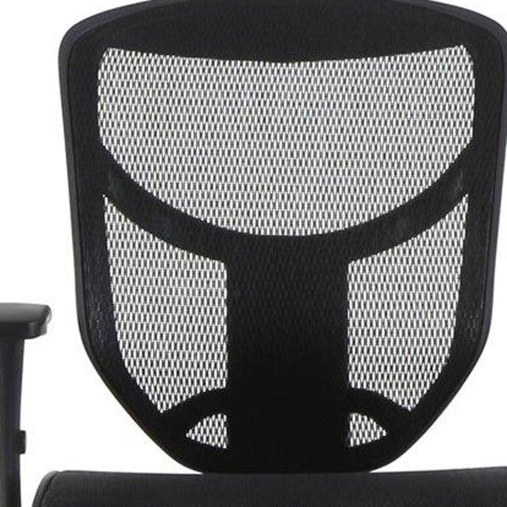 27.2" x 25.2" x 41.7" Black Mesh Extended Height Stool - AFS