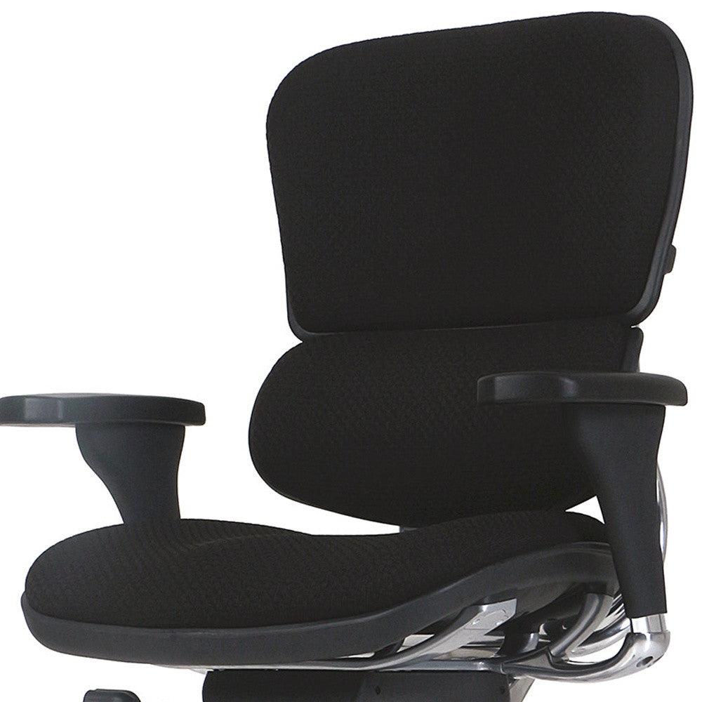 26.5" x 29" x 39.5" Black Fabric Chair - AFS