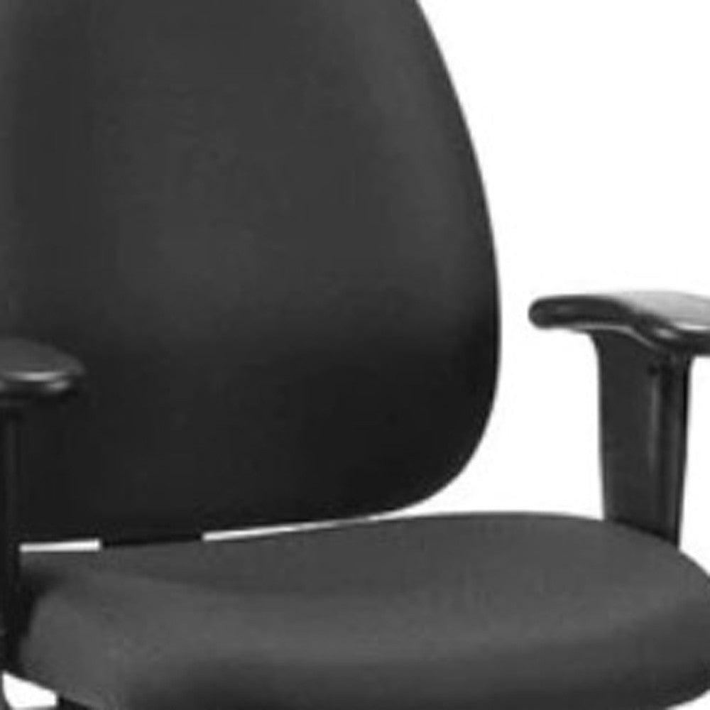 29.5" x 26" x 37" Charcoal Fabric Seat Slider Swivel - AFS