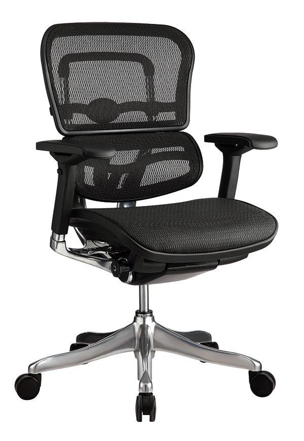 26.4" x 26" x 45.3" Black Mesh Elite High Back Chair - AFS