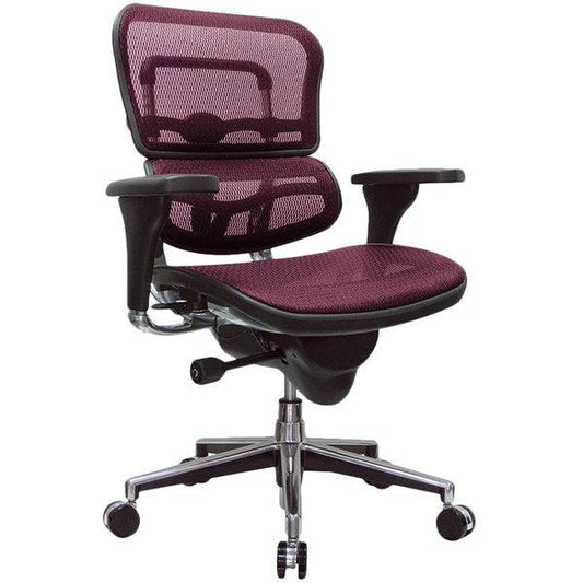 26.5" x 29" x 39.5" Plum Red Mesh Chair - AFS