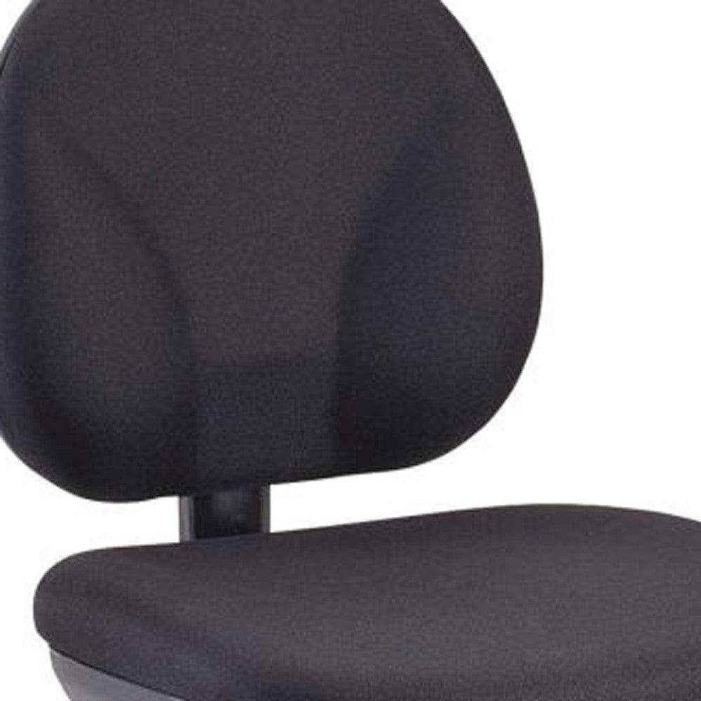 20" x 24" x 41" Black Fabric Chair - AFS