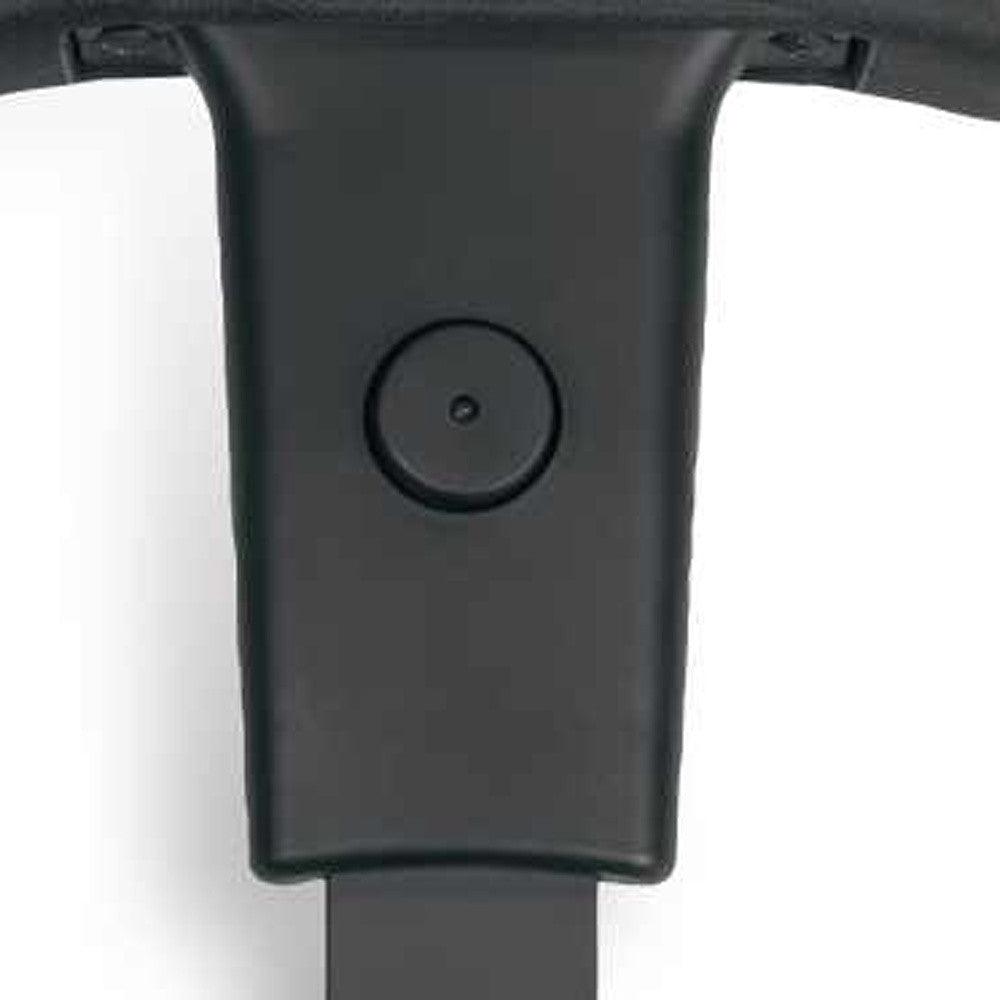 15" x 14" x 8" Black Adjustable Armrests Chair - AFS