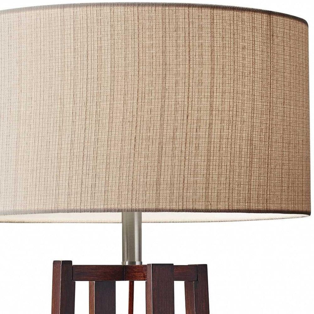 Modern Walnut Birch Wood Floor Lamp - AFS