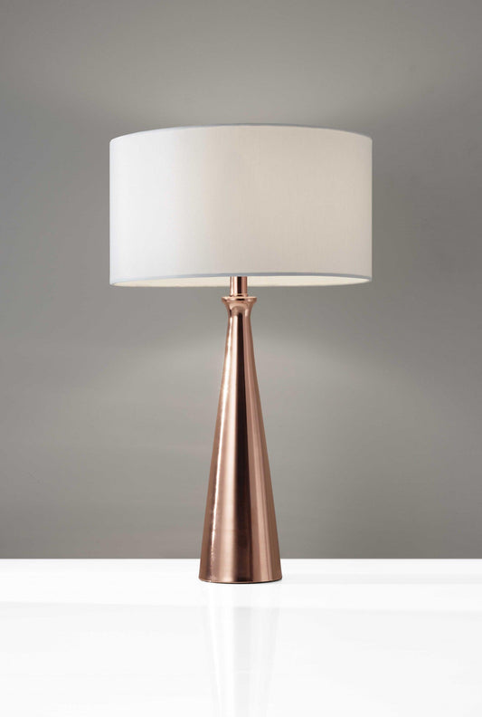 Black Metal Tapered Base Table Lamp - AFS