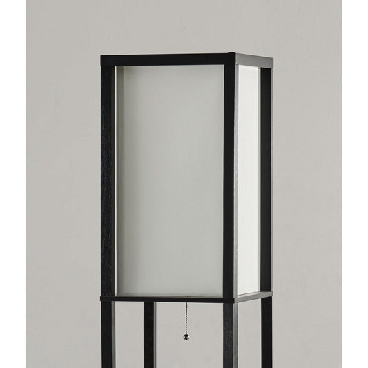 72" H Sleek Column Style Floor Lamp with Storage - AFS