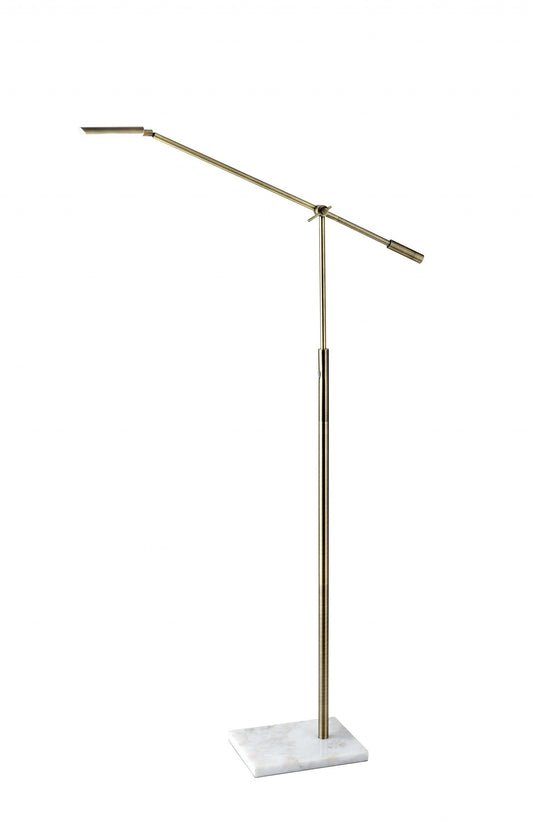 Brass Metal Floor Lamp Adjustable and Dimmable LED - AFS