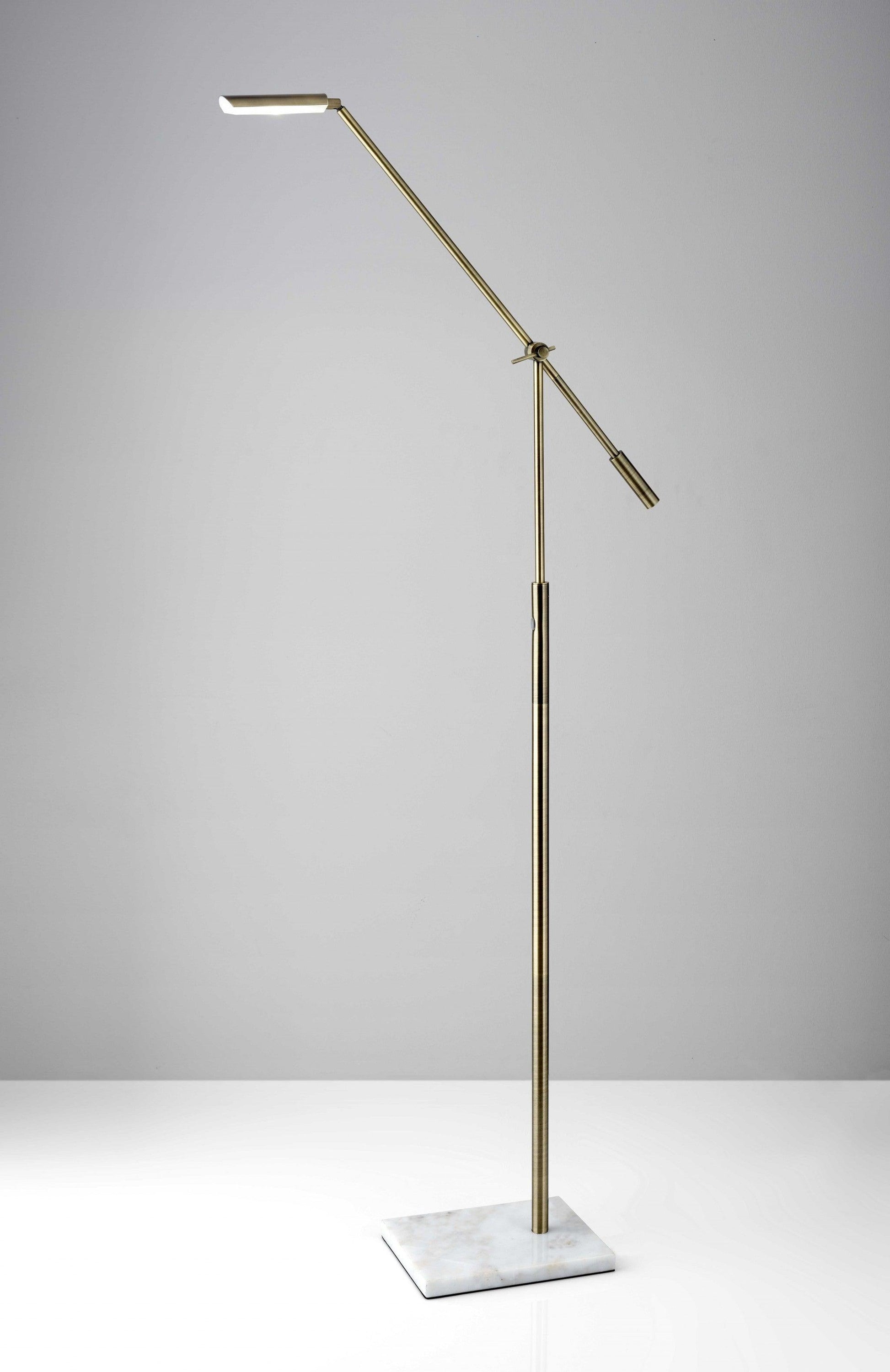 Brass Metal Floor Lamp Adjustable and Dimmable LED - AFS