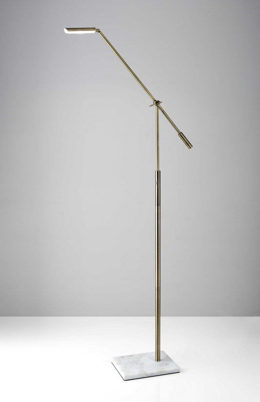 Brass Metal Floor Lamp Adjustable and Dimmable LED - AFS