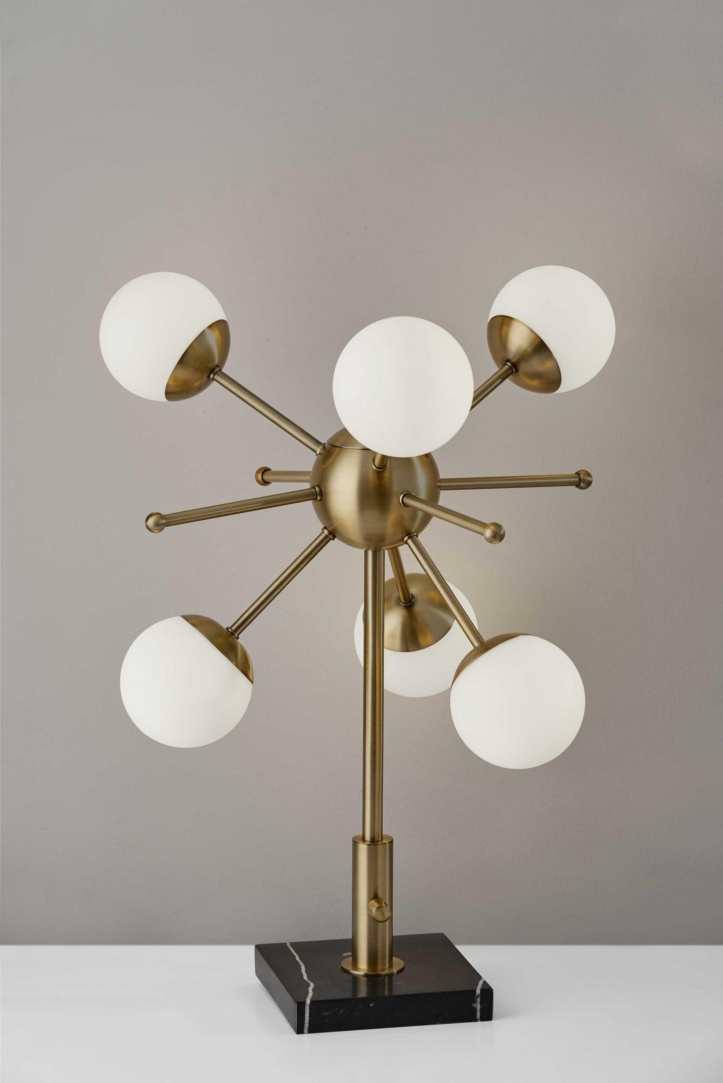 Orbital Sphere Brass LED Table Lamp - AFS