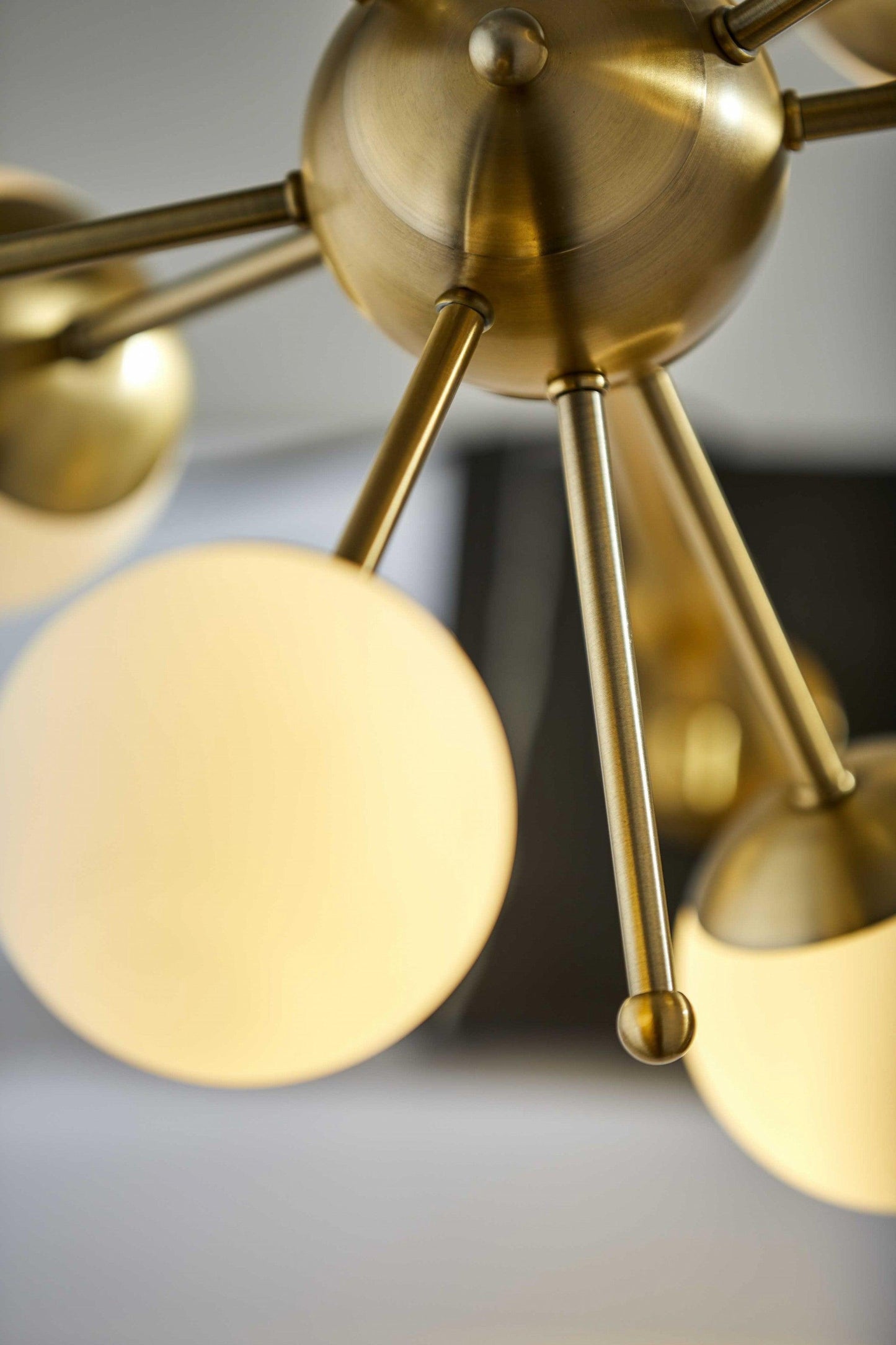 Orbital Sphere Brass LED Table Lamp - AFS