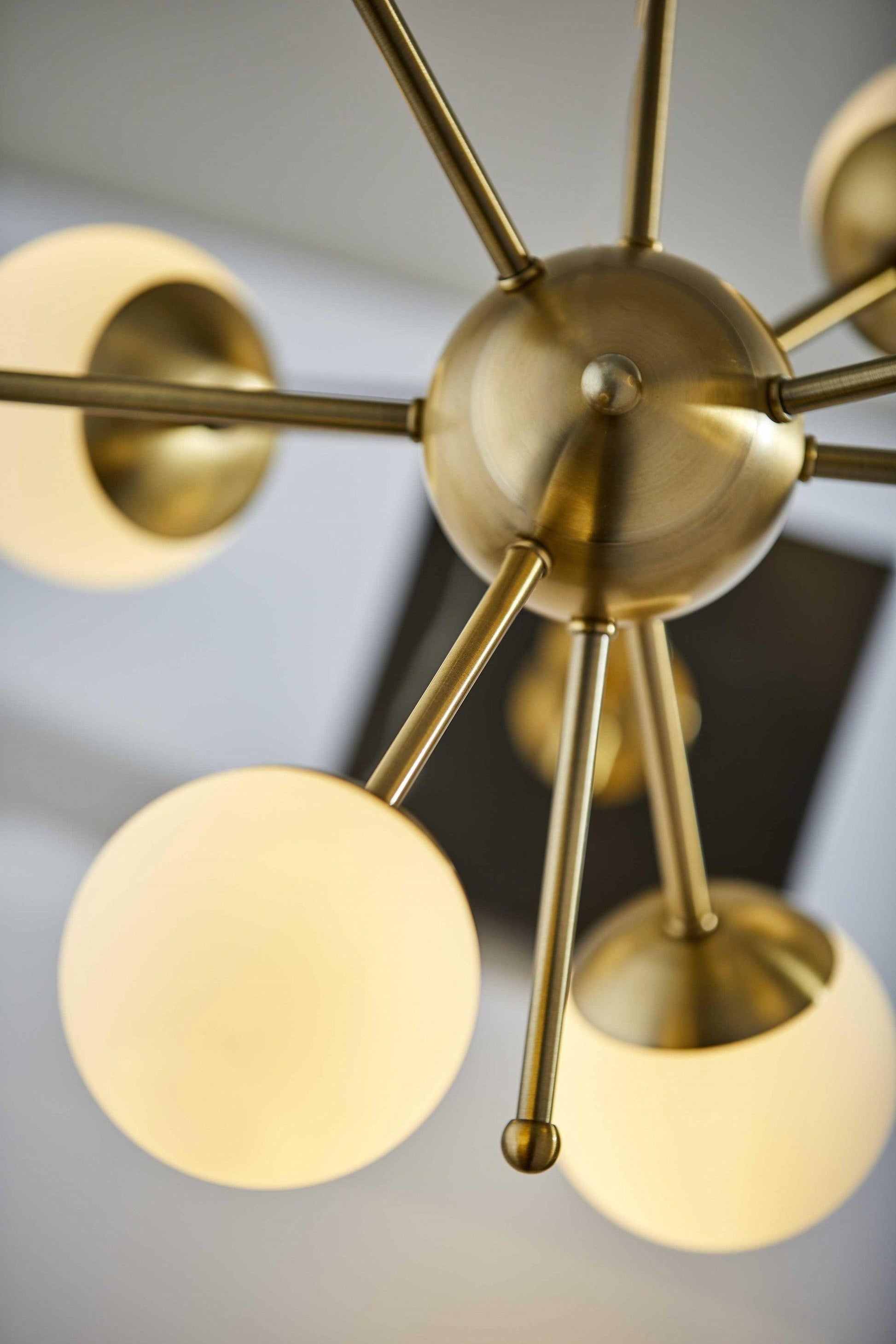 Orbital Sphere Brass LED Table Lamp - AFS