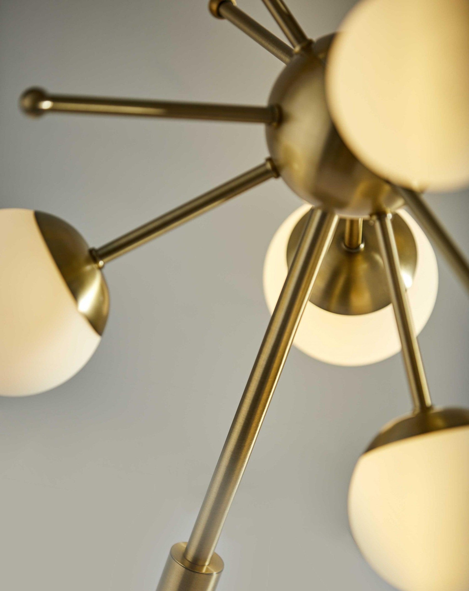 Orbital Sphere Brass LED Table Lamp - AFS