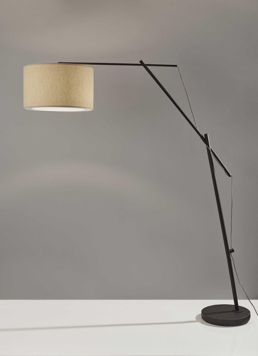 Tri Flex Floor Lamp in Black Metal - AFS