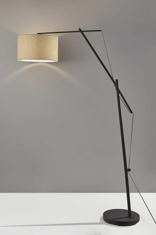 Tri Flex Floor Lamp in Black Metal - AFS