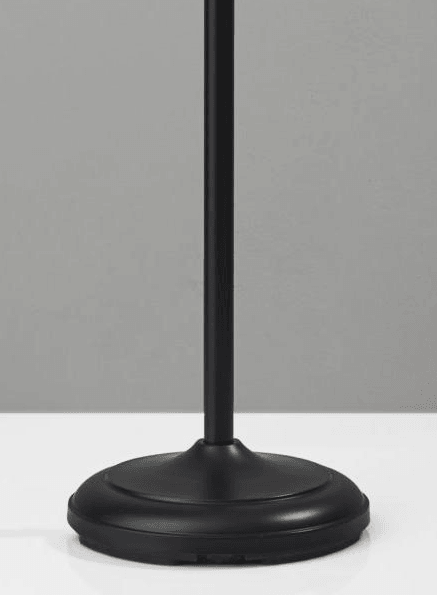 Tailored Black Metal Torchiere with Bright Illumination - AFS