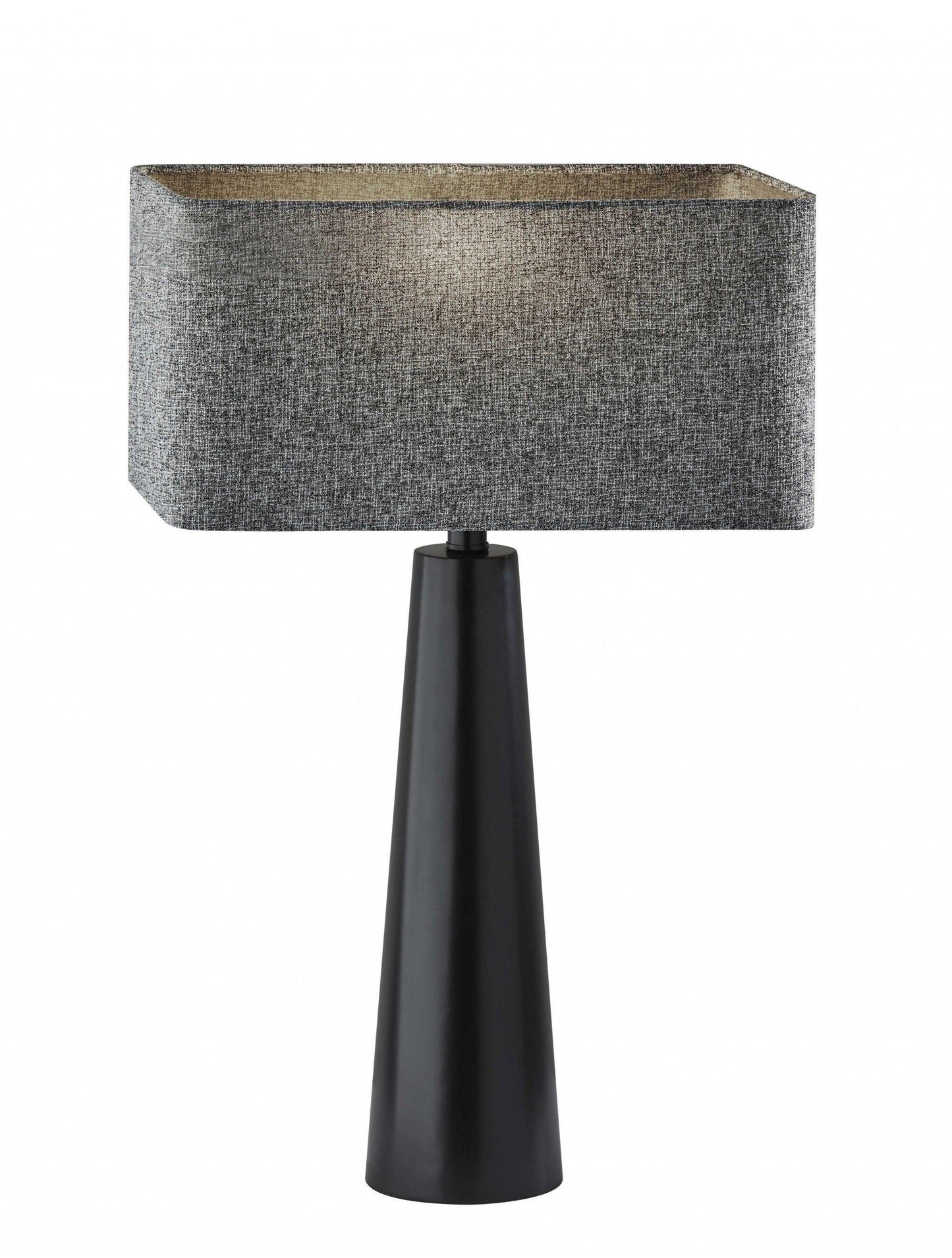 Urban Edge Black Metal Table Lamp - AFS