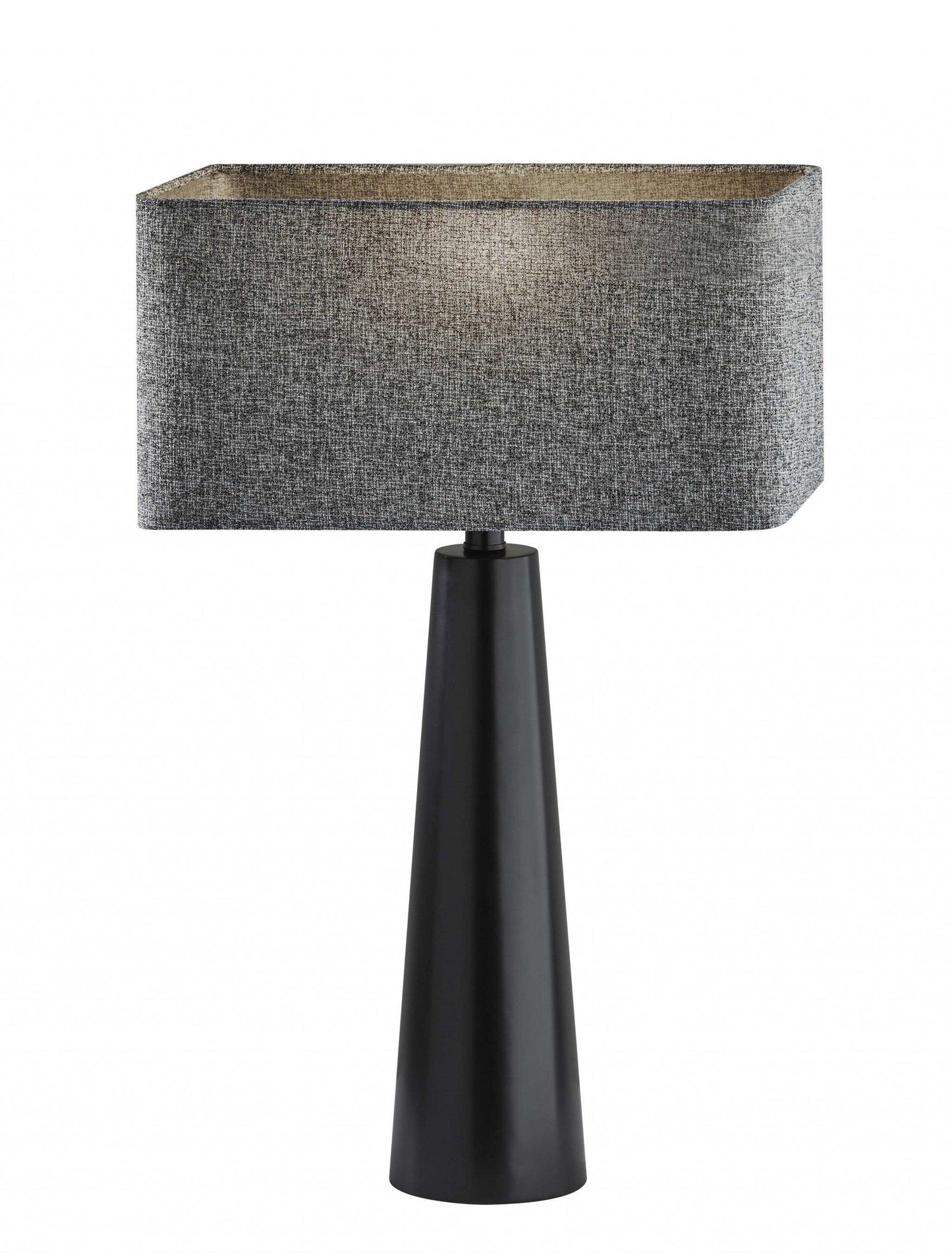 Urban Edge Black Metal Table Lamp - AFS