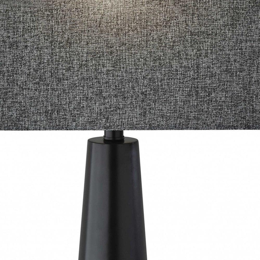 Urban Edge Black Metal Table Lamp - AFS