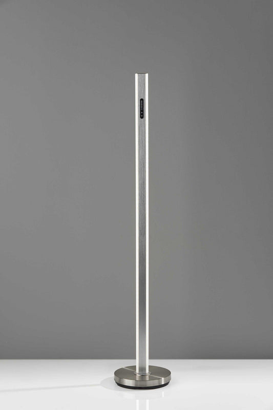 Five Color Glow Stick Floor Lamp in Brushed Steel - AFS