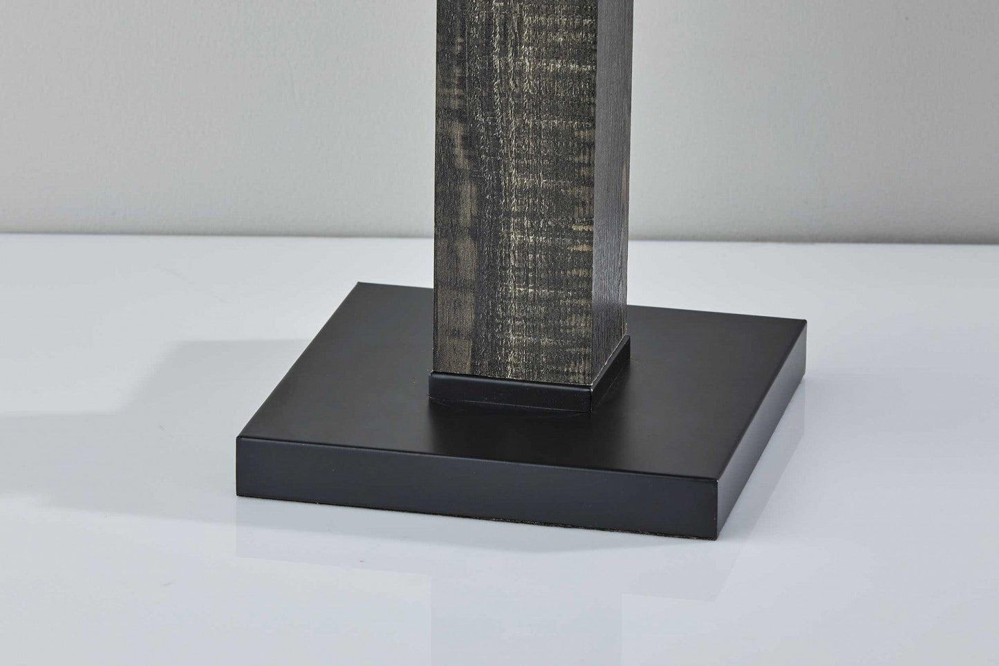 Black Wood Monument Table Lamp - AFS