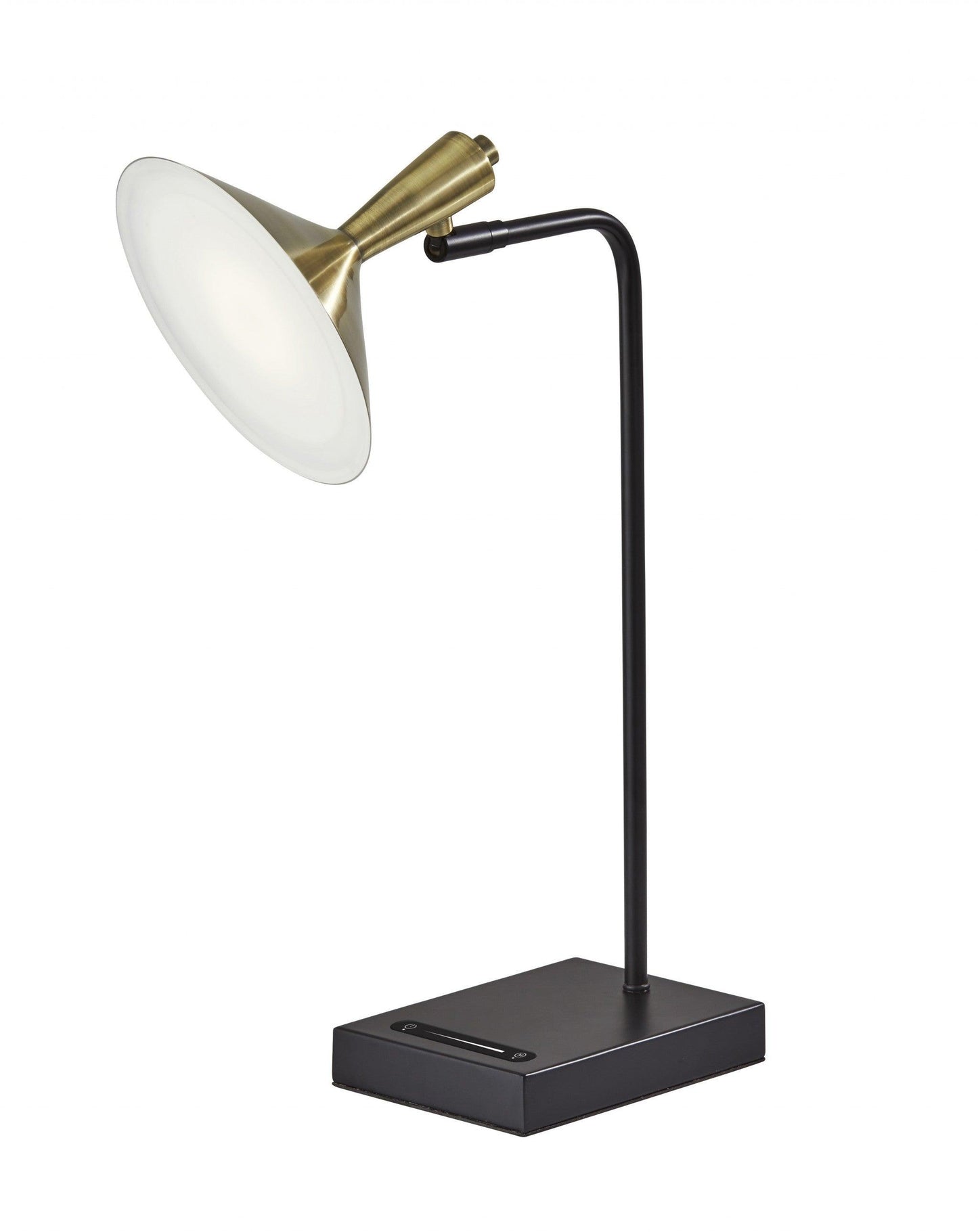 Brass Spotlight Black Metal LED Desk Lamp - AFS