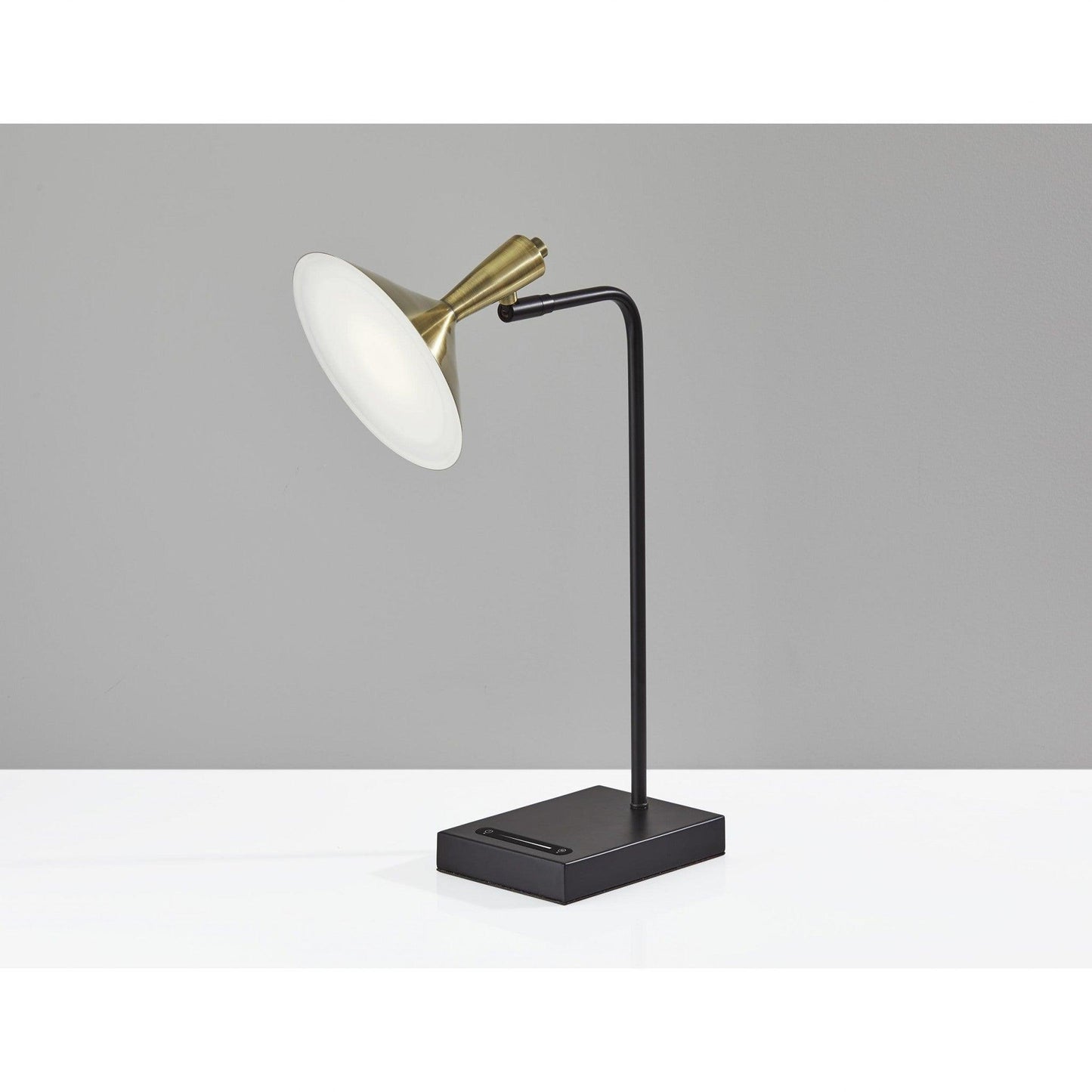 Brass Spotlight Black Metal LED Desk Lamp - AFS