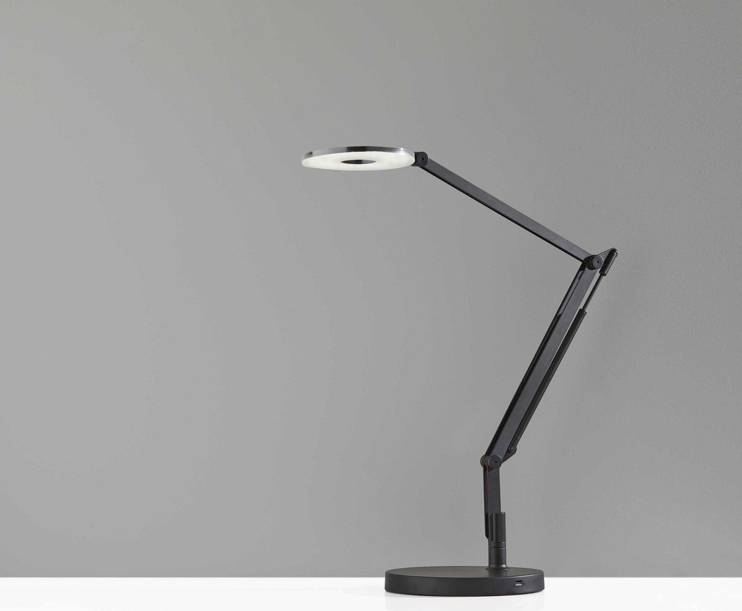 Bendy Black Metal LED Desk Lamp - AFS