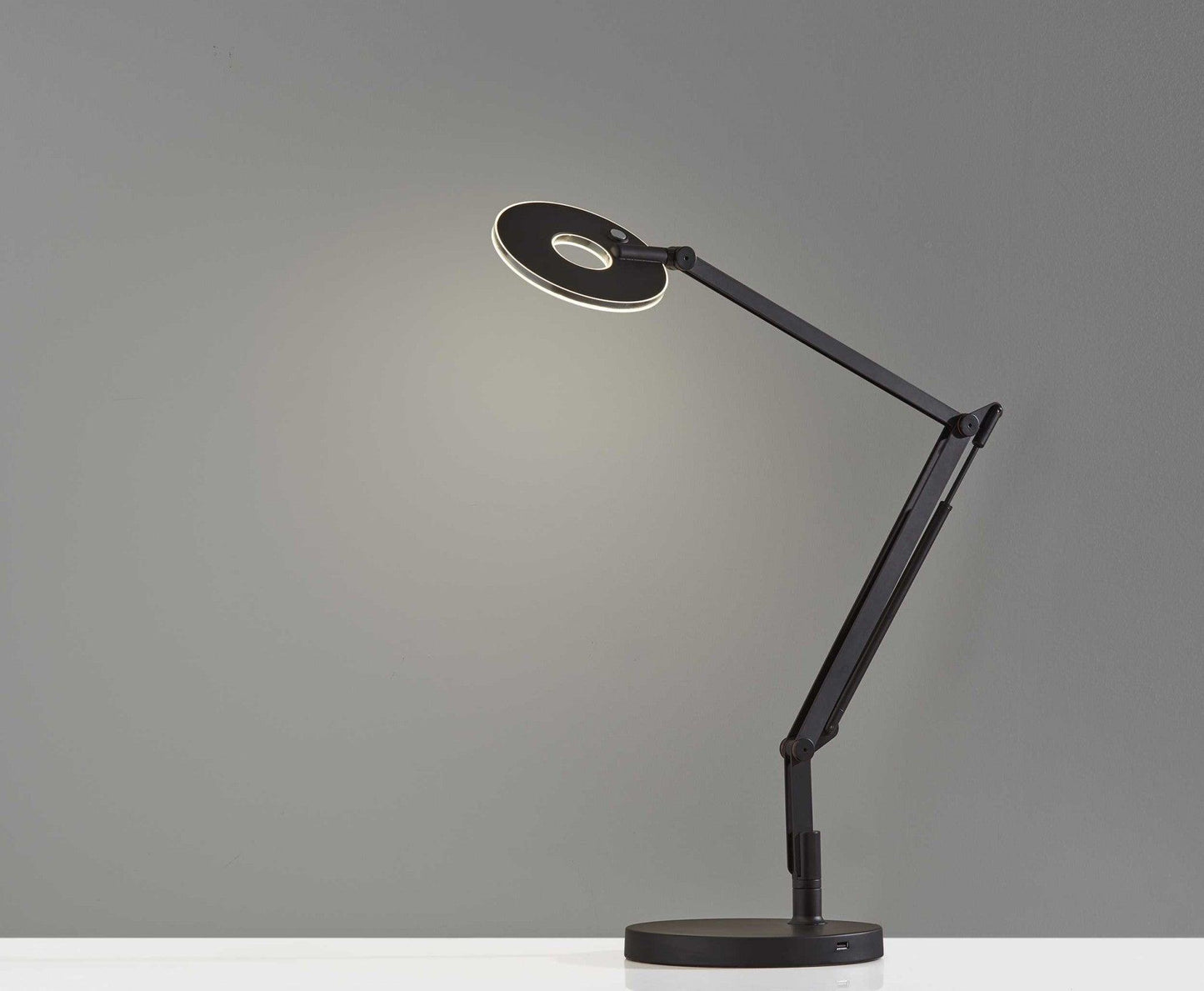 Bendy Black Metal LED Desk Lamp - AFS