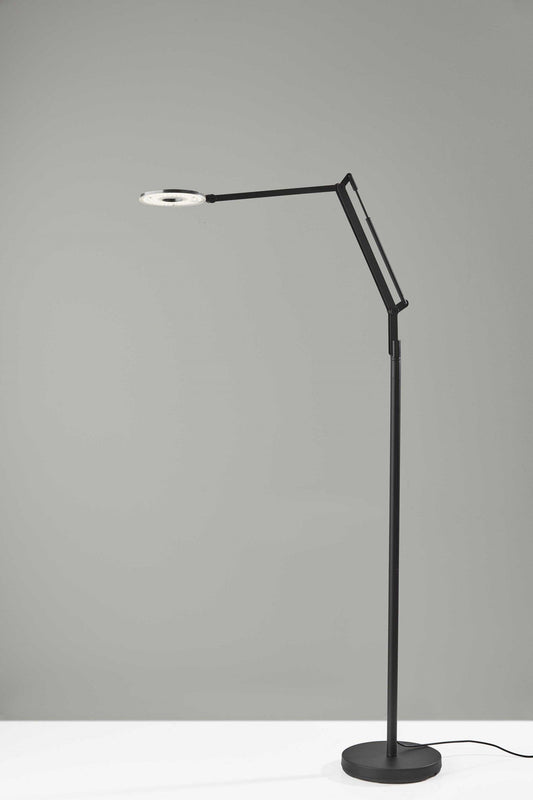 Bendy Black Metal LED Floor Lamp - AFS