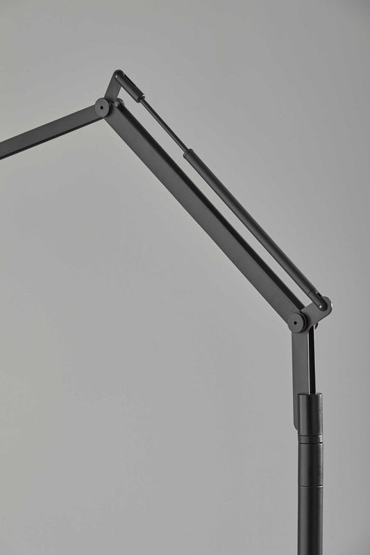 Bendy Black Metal LED Floor Lamp - AFS