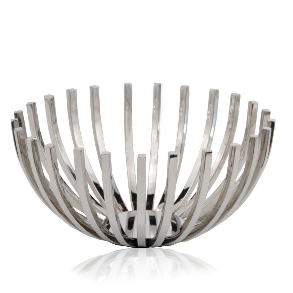 14" Round Stainless Steel Modern Open Centerpiece Bowl - AFS