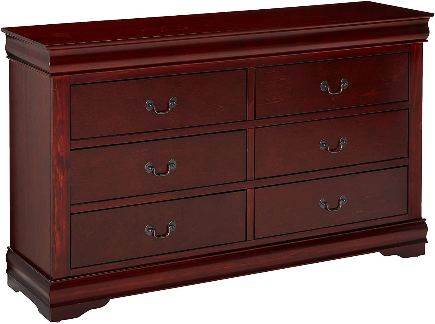 57" X 15" X 33" Cherry Wood Dresser - AFS