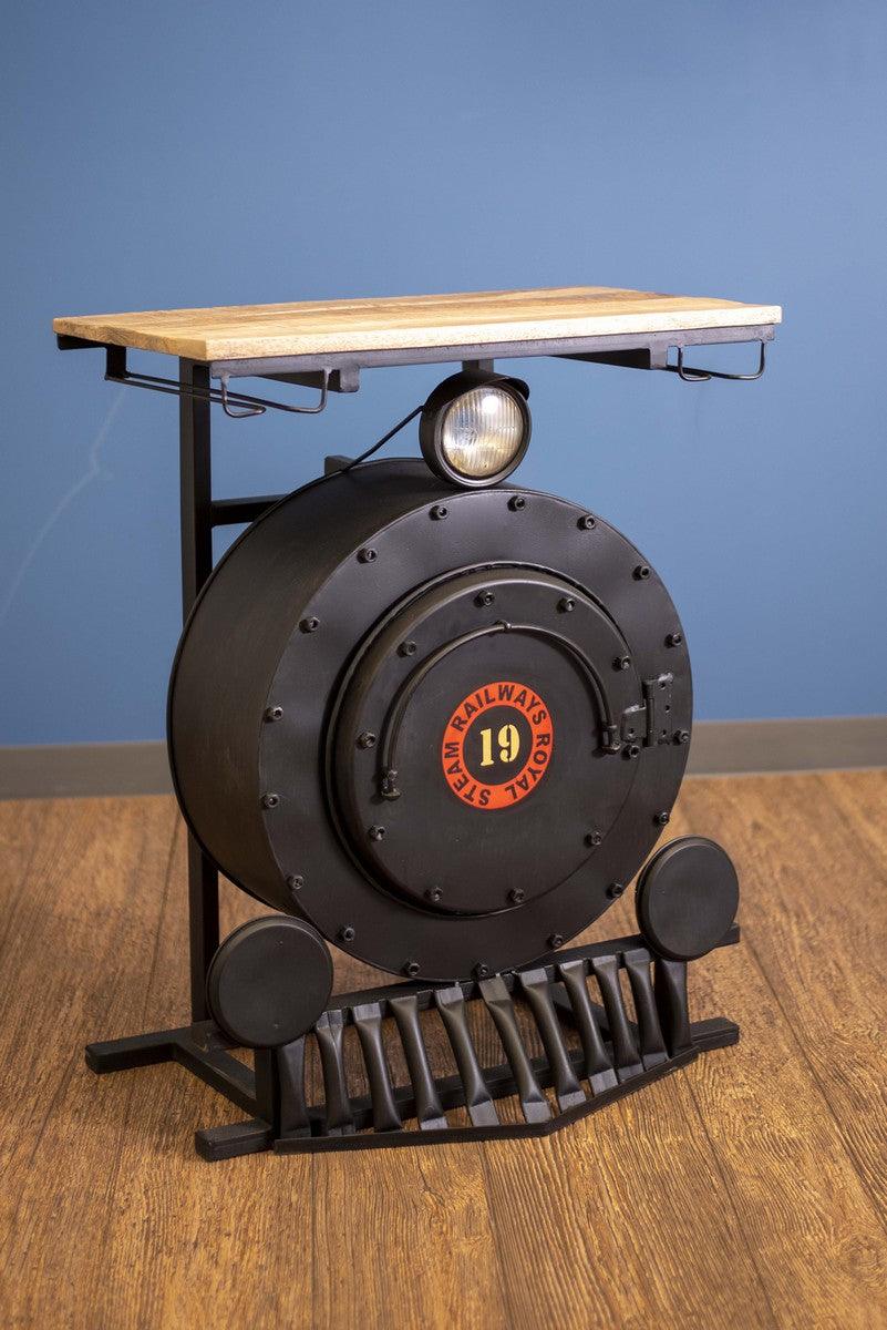 17.5" X 28.5" X 36" Steam Engine Bar Counter - AFS