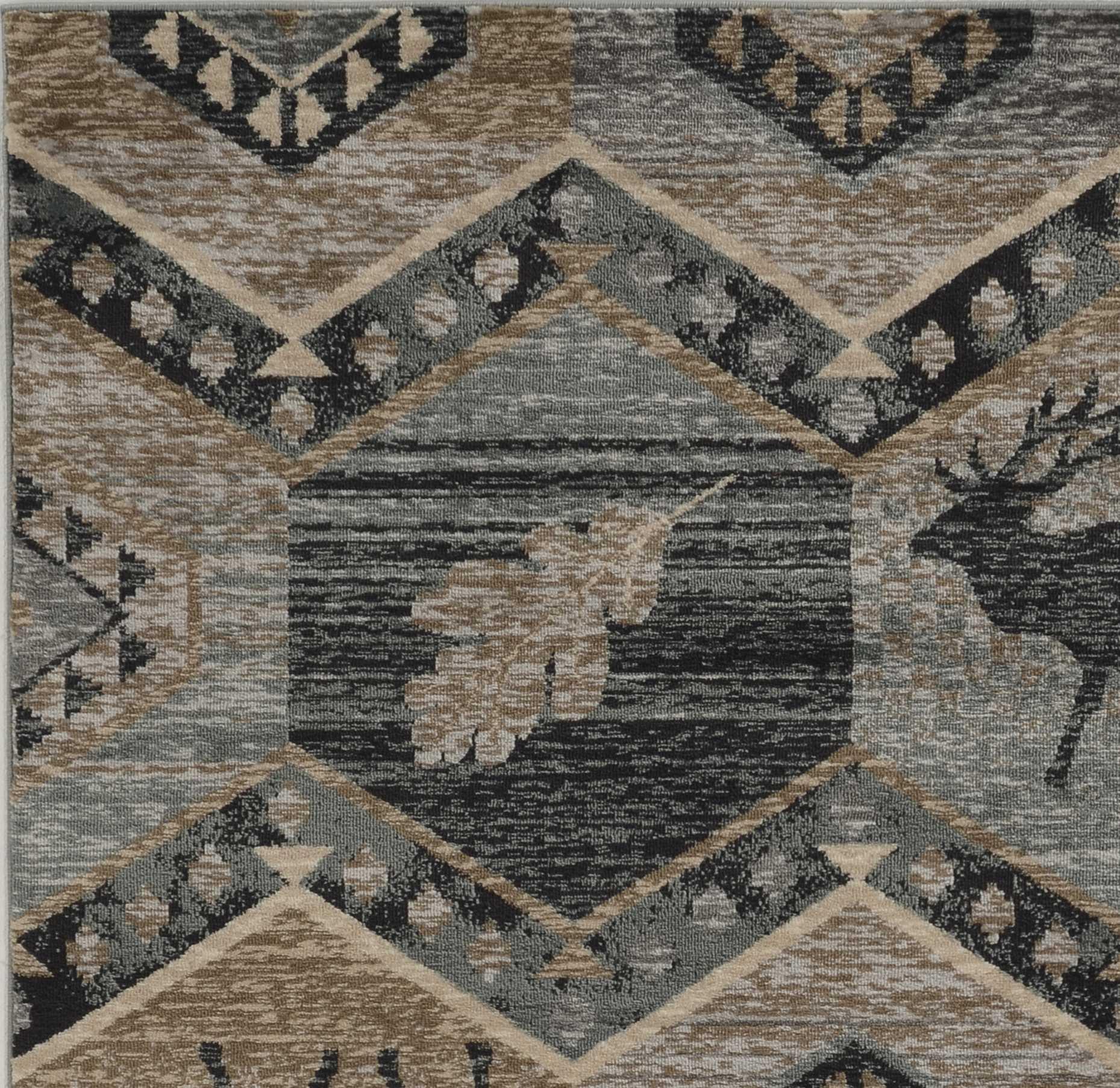 8' x 10' Seafoam Lodge Area Rug - AFS